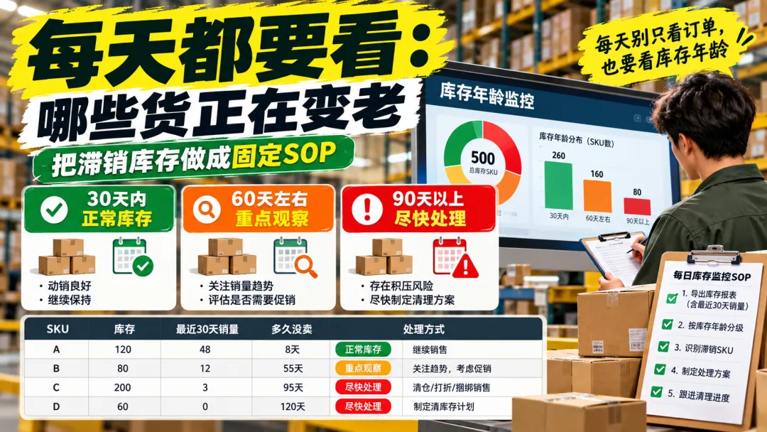 90天无销量库存处理链示意